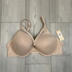 NWT THIRDLOVE 24/7 Classic Uplift Plunge Bra Taupe Nude 40D Underwire
